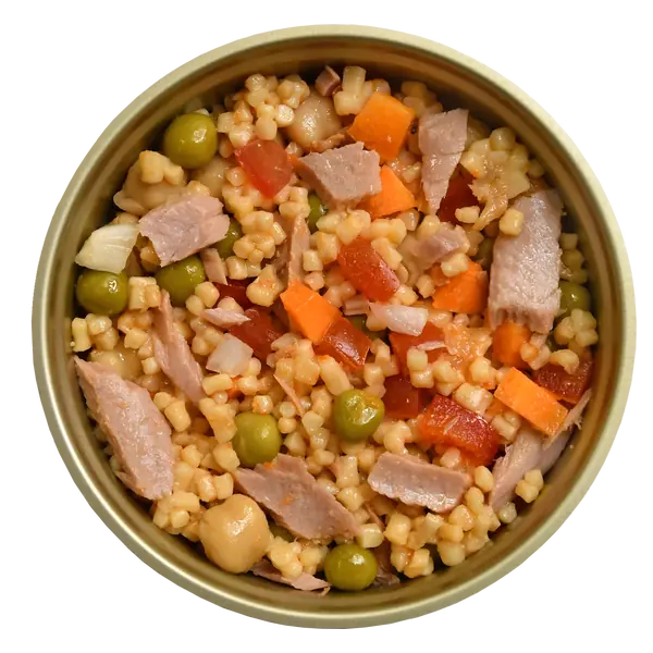 Salada de atum com couscous