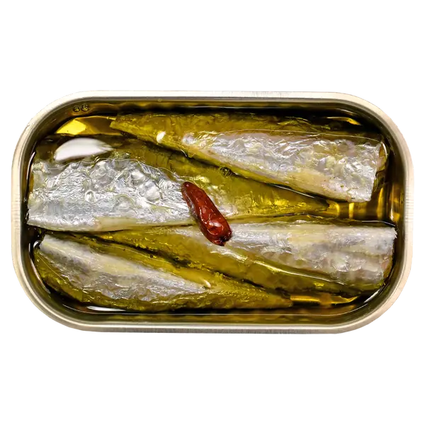 Sardinhas em azeite virgem extra com malagueta biológico