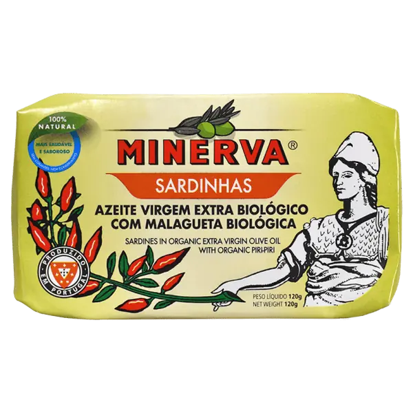 Sardinhas em azeite virgem extra com malagueta biológico